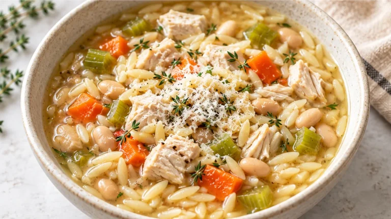 Cozy Chicken Orzo Soup: Comfort in a Bowl!