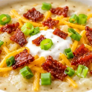 Creamy Vegan Baked Potato Soup