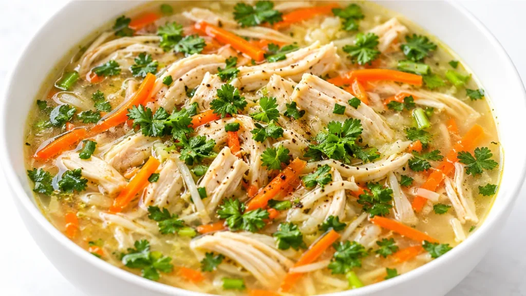 Instant Pot Chicken Coriander Soup