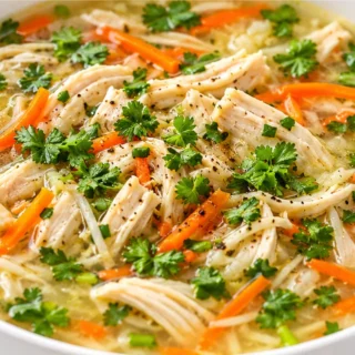 Instant Pot Chicken Coriander Soup