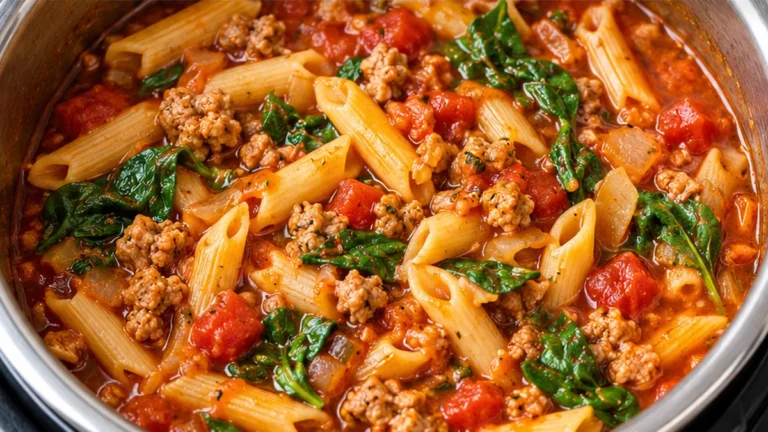 Instant Pot Lasagna Soup in 30 Mins