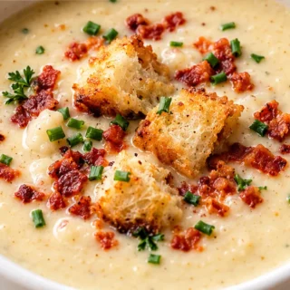 Creamiest Cauliflower Potato Soup - Potato soup: Bake this incredibly creamy cauliflower potato soup in under 45 minutes. Packed with flavor and incredibly comf