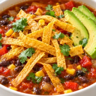 Vegan Tortilla Soup: Cozy & Flavorful!
